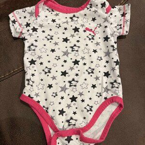 Baby Girl Puma Bodysuit Size 3-6 Months